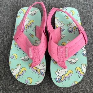 Girls Flip Flops Sandals with Back Strap